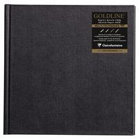 Carnet Collé Goldline 140g papier blanc carré - Clairefontaine - Image principale