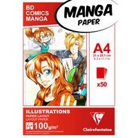Bloc Manga Illustrations 100g - Clairefontaine - Image principale