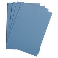 Paquet 24 feuilles Etival Color 160g 50x65 bleu roi - Image principale