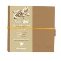 Carnet Cousu PaintON naturel 250g - Clairefontaine - Image principale