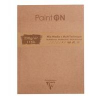 Bloc ass. Paint'On 50 feuilles collé &  Frangé 1 côté 22,9x30,5cm - Image principale