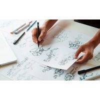 Bloc collé Manga Storyboard B4 100F 55g impression grille simple - Image 4