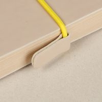 Carnet Paint'ON cousu double PU à élastique 14x14cm 64p 250g  naturel - Image 2