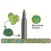 Boîte 12 feutres pointe moyenne 2,8 mm couleurs assorties - Image 4