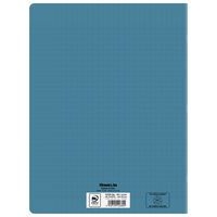 Cahier polypropylène 90g 96 pages seyes 24x32cm recyclé bleu - Image 2