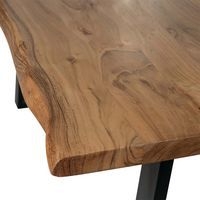 Table Laban 160 x 90 cm Acacia/noir - Image 3