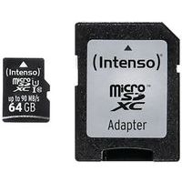 Carte MicroSDXC  64 Go UHS-I Professional Class 10 - Intenso - Image principale