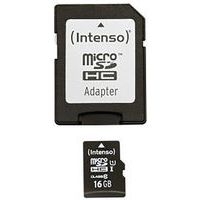 Carte MicroSDHC 16 Go UHS-I Class 10 - Intenso - Image principale