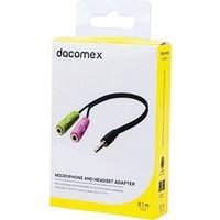 Adaptateur micro et casque stéréo jack 3.5 mm DACOMEX - Image principale