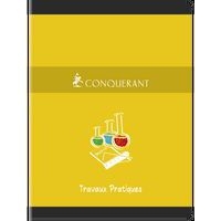 CONQUERANT Cahier de Travaux Pratiques 24x32cm Grands Carreaux Seyès/Uni Blanc 120 Pages Agrafées Couverture C - Image 9