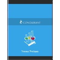 CONQUERANT Cahier de Travaux Pratiques 24x32cm Grands Carreaux Seyès/Uni Blanc 120 Pages Agrafées Couverture C - Image 5