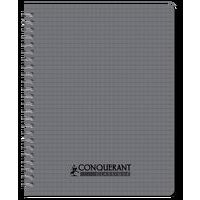 CONQUERANT Cahier Classique 17x22cm Petits Carreaux 5mm 100 Pages Reliure Intégrale Couverture Polypro Coloris - Image 2