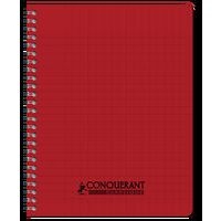 CONQUERANT Cahier Classique 17x22cm Grands Carreaux Seyès 100 Pages Reliure Intégrale Couverture Polypro Color - Image 2
