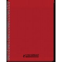 CONQUERANT Cahier Classique 24x32cm Grands Carreaux Seyès 100 Pages Reliure Intégrale Couverture Polypro Color - Image 5