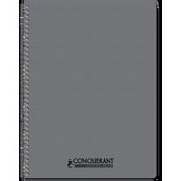 CONQUERANT Cahier Classique A4 Petits Carreaux 5mm 100 Pages Reliure Intégrale Couverture Polypro Coloris Asso - Image 5