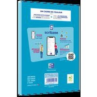 OXFORD Bloc de Fiches Bristol 2.0 A5 Petits Carreaux 5mm 30 Fiches Collées Bords Bleus - Image 2