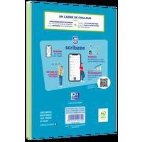 OXFORD Bloc de Fiches Bristol 2.0 A5 Petits Carreaux 5mm 30 Fiches Collées Bords Verts - Image 4