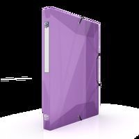 OXFORD Boîte Capacité Standard Hawaï 24x32cm Dos 25mm avec Elastique Couverture Polypro Coloris Assortis - Image 5