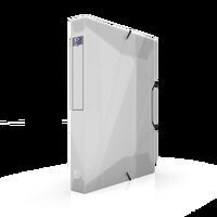 OXFORD Boîte Capacité Standard Hawaï 24x32cm Dos 40mm avec Elastique Couverture Polypro Coloris Assortis - Image 6