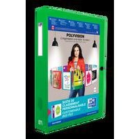 OXFORD Boîte Capacité Standard Polyvision 24x32cm Dos 40mm avec Bouton Pression Couverture Polypro Translucide - Image 6