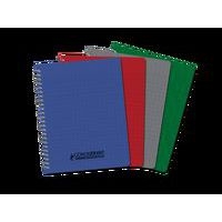 CONQUERANT Cahier Classique 17x22cm Grands Carreaux Seyès 100 Pages Reliure Intégrale Couverture Polypro Color - Image principale