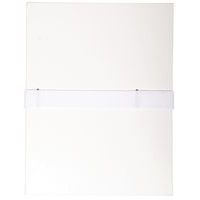 Lot de 10 chemises dos extensible Balacron et sangle scratch - blanc - Image principale