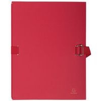 Lot de 10 chemises papier toilé à sangle dos extensible - rouge - Image principale