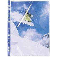 Pochettes perforées Stop doc ouverture en coin - PP lisse 6/100e - A4 - Image principale