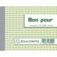 Lot de 10 Manifold Bon pour 10,5x13,5cm 50 feuillets dupli autocop. - Image principale