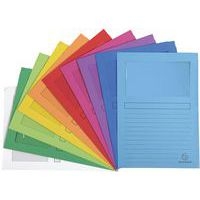 Lot de 4 paquets de 100 chem. à fenêtre FOREVER 22x31cm col. assort. - Image principale