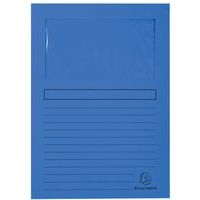 Lot de 4 paquets de 100 chemisess à fenêtre FOREVER 22x31 cm Bleu foncé - Image principale