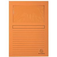 Lot de 4 paquets de 100 chemisess à fenêtre FOREVER - 22x31 cm - Orange - Image principale