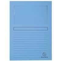 Lot de 4 paquets de 100 chemisess à fenêtre FOREVER 22x31 cm Bleu clair - Image principale