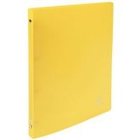 Lot de 25 Classeur 4 anneaux 15 mm polypropylène Opaque - A4 - Jaune - Image principale