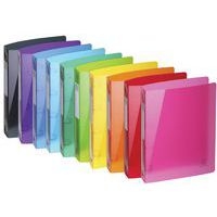Lot de 10 Class. 4 anneaux 30mm IDERAMA PP 7/10e A4 maxi col. assort. - Image principale