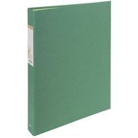 Lot de 10 Class. rembordé papier 4 anneaux 30mm Forever A4 Vert foncé - Image principale