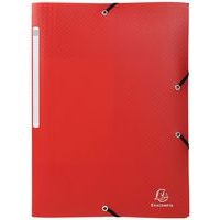 Chemise à élastiques 3 rabats PP Opak - A4 - Image 3