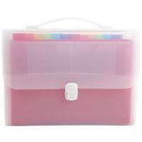 Lot de 4 Trieur valisette avec poignée 24 compartiments Crystal - A4 - Image principale