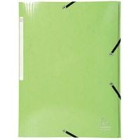 Chemise à élastiques 3 rabats carte lustrée pelliculée Iderama A4 - Image 4