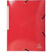 Lot de 25 chem. à élastiq 3 rab. cte lustr. 425gm² Iderama A4 rge - Image principale