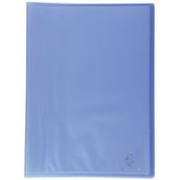 Lot de 12 Protège-doc. PP semi-rigide soudés 80 vues A4 bleu - Image principale