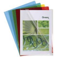 Lot de 10 Pochettes coin PVC lisse haute résistance 13/100e - A4 - Image principale