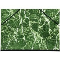 Lot de 10 Carton à dessin papier marbré verni avec élastique - Image principale