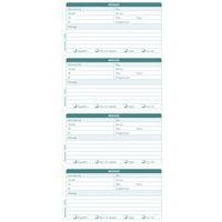 Lot de 5 Carnet broché - Messages téléphones - feuilles dupli autocopiantes - Image 2