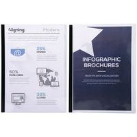 Lot de 5 Chemises de présentation pour relier avec Serodo PVC lisse 20x100e -A4 - Image 5