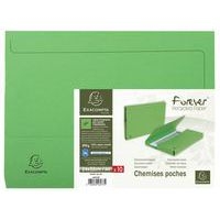 Lot de 10 paquets de 10 chemisess poche FOREVER A4 - Vert - Image 2