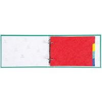 Lot de 10 Classeur rembordé PP avec intercalaires pour fiches bristol 148x210 - Image 2