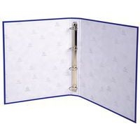 Lot de 20 Classeur rembordé PP 4 anneaux 30mm - A4 - Bleu foncé - Image 2