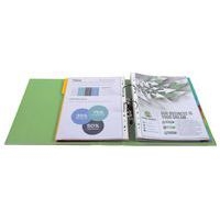 Lot de 10 Classeur à levier Prem'Touch - Dos 80mm - A4 maxi Vert anis - Image 4