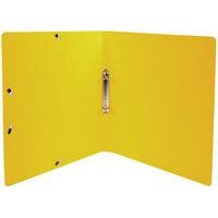 Lot de 20 Classeur à élastiques 2 anneaux 15mm Iderama - A4 - Jaune - Image 3